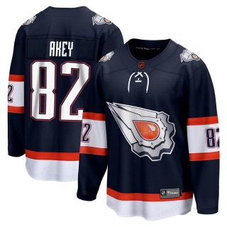 Men's Beau Akey Edmonton Oilers Fanatics Branded Special Edition 2.0 Jersey - Breakaway Navy