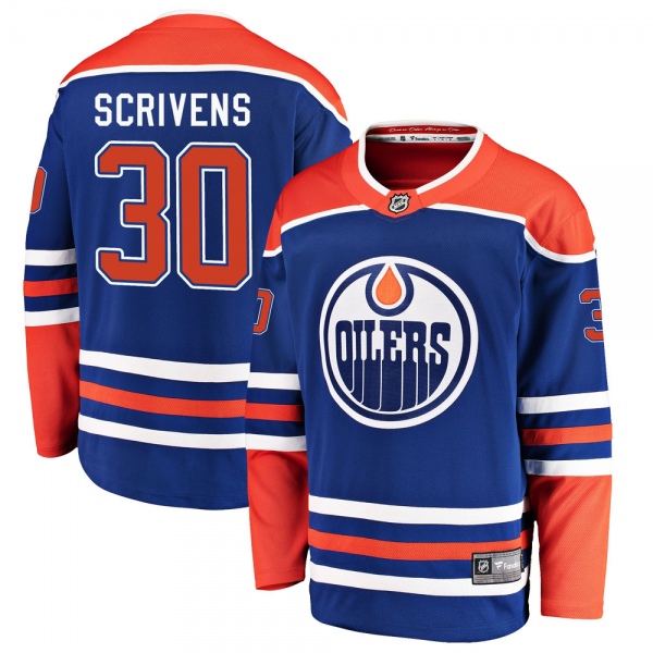 Men's Ben Scrivens Edmonton Oilers Fanatics Branded Alternate Jersey - Breakaway Royal
