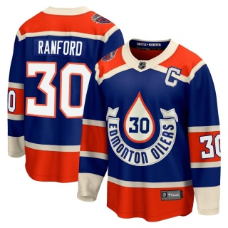 Men's Bill Ranford Edmonton Oilers Fanatics Branded Breakaway 2023 Heritage Classic Jersey - Premier Royal