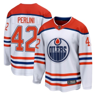 Men's Brendan Perlini Edmonton Oilers Fanatics Branded 2020/21 Special Edition Jersey - Breakaway White