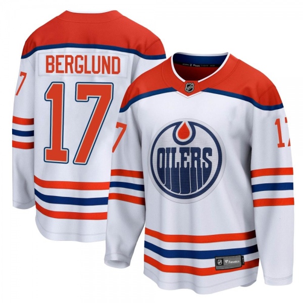 Men's Carl Berglund Edmonton Oilers Fanatics Branded 2020/21 Special Edition Jersey - Breakaway White