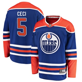Men's Cody Ceci Edmonton Oilers Fanatics Branded Alternate Jersey - Breakaway Royal