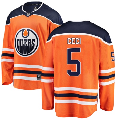Men's Cody Ceci Edmonton Oilers Fanatics Branded Home Jersey - Breakaway Orange