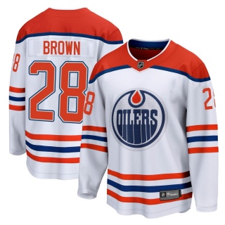 Men's Connor Brown Edmonton Oilers Fanatics Branded 2020/21 Special Edition Jersey - Breakaway White