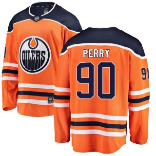 Men's Corey Perry Edmonton Oilers Fanatics Branded Home Jersey - Breakaway Orange
