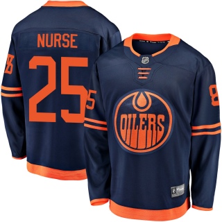 Men's Darnell Nurse Edmonton Oilers Fanatics Branded Alternate 2018/19 Jersey - Breakaway Navy