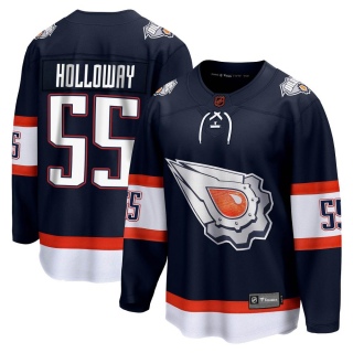 Men's Dylan Holloway Edmonton Oilers Fanatics Branded Special Edition 2.0 Jersey - Breakaway Navy