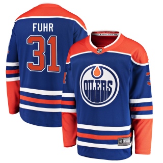 Men's Grant Fuhr Edmonton Oilers Fanatics Branded Alternate Jersey - Breakaway Royal