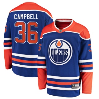 Men's Jack Campbell Edmonton Oilers Fanatics Branded Alternate Jersey - Breakaway Royal