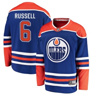 Men's Kris Russell Edmonton Oilers Fanatics Branded Alternate Jersey - Breakaway Royal