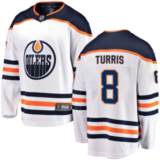 Men's Kyle Turris Edmonton Oilers Fanatics Branded Away Jersey - Breakaway White