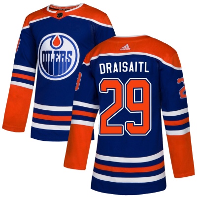 Men's Leon Draisaitl Edmonton Oilers Adidas Alternate Jersey - Authentic Royal