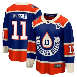 Men's Mark Messier Edmonton Oilers Fanatics Branded Breakaway 2023 Heritage Classic Jersey - Premier Royal
