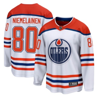Men's Markus Niemelainen Edmonton Oilers Fanatics Branded 2020/21 Special Edition Jersey - Breakaway White