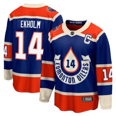 Men's Mattias Ekholm Edmonton Oilers Fanatics Branded Breakaway 2023 Heritage Classic Jersey - Premier Royal