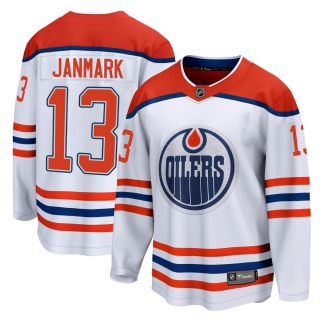 Men's Mattias Janmark Edmonton Oilers Fanatics Branded 2020/21 Special Edition Jersey - Breakaway White
