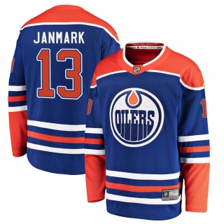 Men's Mattias Janmark Edmonton Oilers Fanatics Branded Alternate Jersey - Breakaway Royal