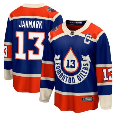Men's Mattias Janmark Edmonton Oilers Fanatics Branded Breakaway 2023 Heritage Classic Jersey - Premier Royal