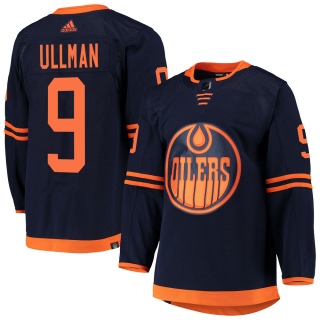 Men's Norm Ullman Edmonton Oilers Adidas Alternate Primegreen Pro Jersey - Authentic Navy