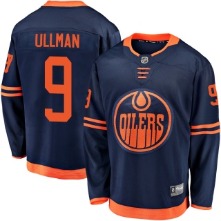 Men's Norm Ullman Edmonton Oilers Fanatics Branded Alternate 2018/19 Jersey - Breakaway Navy