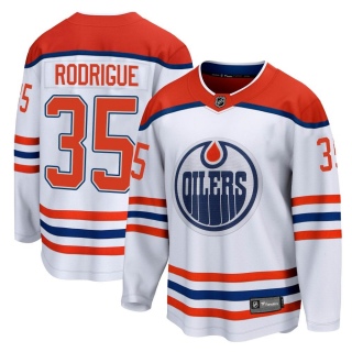 Men's Olivier Rodrigue Edmonton Oilers Fanatics Branded 2020/21 Special Edition Jersey - Breakaway White