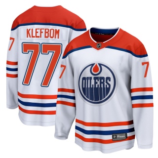 Men's Oscar Klefbom Edmonton Oilers Fanatics Branded 2020/21 Special Edition Jersey - Breakaway White