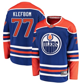 Men's Oscar Klefbom Edmonton Oilers Fanatics Branded Alternate Jersey - Breakaway Royal