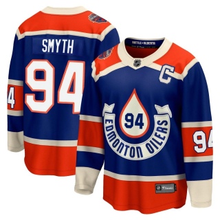 Men's Ryan Smyth Edmonton Oilers Fanatics Branded Breakaway 2023 Heritage Classic Jersey - Premier Royal
