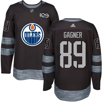 Men's Sam Gagner Edmonton Oilers 1917- 100th Anniversary Jersey - Authentic Black