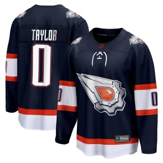 Men's Ty Taylor Edmonton Oilers Fanatics Branded Special Edition 2.0 Jersey - Breakaway Navy