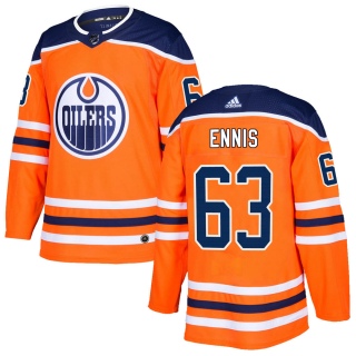 Men's Tyler Ennis Edmonton Oilers Adidas ized r Home Jersey - Authentic Orange