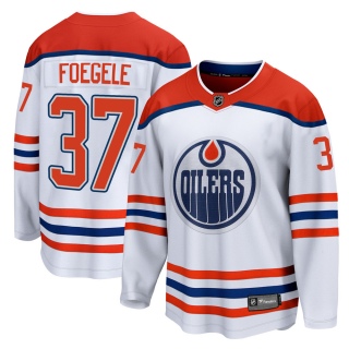 Men's Warren Foegele Edmonton Oilers Fanatics Branded 2020/21 Special Edition Jersey - Breakaway White