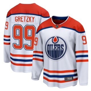 Men's Wayne Gretzky Edmonton Oilers Fanatics Branded 2020/21 Special Edition Jersey - Breakaway White