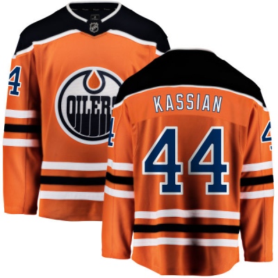 Men's Zack Kassian Edmonton Oilers Fanatics Branded Home Jersey - Breakaway Orange