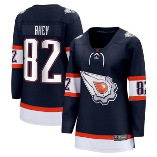 Women's Beau Akey Edmonton Oilers Fanatics Branded Special Edition 2.0 Jersey - Breakaway Navy