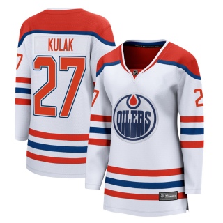 Women's Brett Kulak Edmonton Oilers Fanatics Branded 2020/21 Special Edition Jersey - Breakaway White