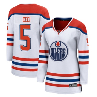 Women's Cody Ceci Edmonton Oilers Fanatics Branded 2020/21 Special Edition Jersey - Breakaway White