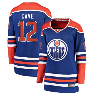 Women's Colby Cave Edmonton Oilers Fanatics Branded Alternate Jersey - Breakaway Royal