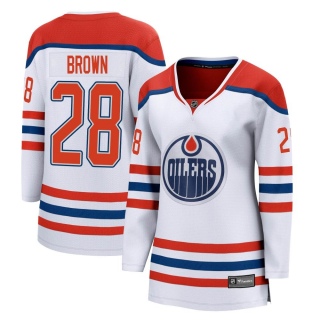 Women's Connor Brown Edmonton Oilers Fanatics Branded 2020/21 Special Edition Jersey - Breakaway White