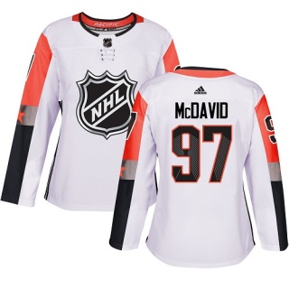 Women's Connor McDavid Edmonton Oilers Adidas 2018 All-Star Pacific Division Jersey - Authentic White