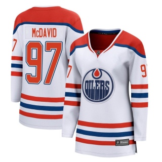 Women's Connor McDavid Edmonton Oilers Fanatics Branded 2020/21 Special Edition Jersey - Breakaway White