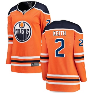 Women's Duncan Keith Edmonton Oilers Fanatics Branded Home Jersey - Breakaway Orange