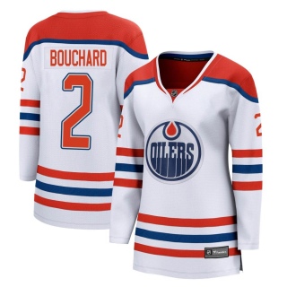Women's Evan Bouchard Edmonton Oilers Fanatics Branded 2020/21 Special Edition Jersey - Breakaway White