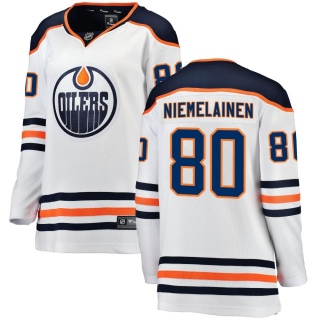 Women's Markus Niemelainen Edmonton Oilers Fanatics Branded Away Jersey - Breakaway White