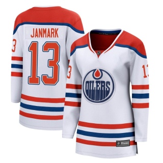 Women's Mattias Janmark Edmonton Oilers Fanatics Branded 2020/21 Special Edition Jersey - Breakaway White