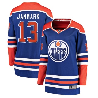 Women's Mattias Janmark Edmonton Oilers Fanatics Branded Alternate Jersey - Breakaway Royal