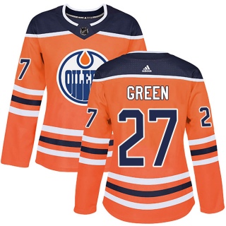 Women's Mike Green Edmonton Oilers Adidas ized r Home Jersey - Authentic Orange