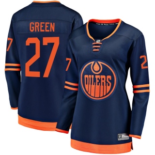 Women's Mike Green Edmonton Oilers Fanatics Branded Alternate 2018/19 Jersey - Breakaway Navy