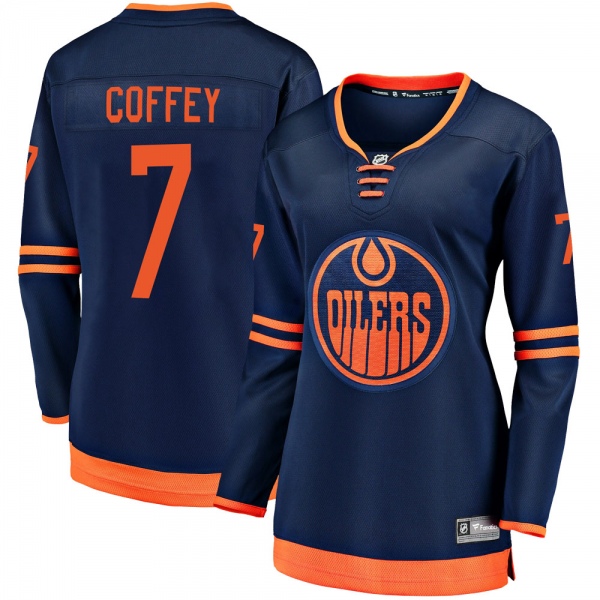 Women's Paul Coffey Edmonton Oilers Fanatics Branded Alternate 2018/19 Jersey - Breakaway Navy