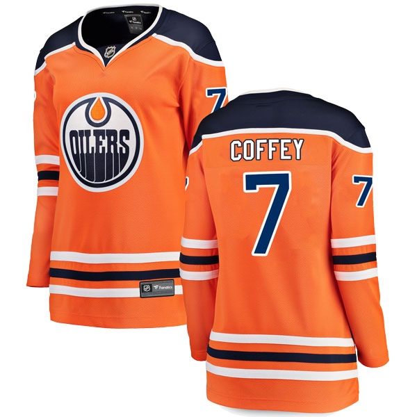 Women's Paul Coffey Edmonton Oilers Fanatics Branded r Home Breakaway Jersey - Authentic Orange
